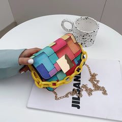 Women's Chain Messenger Bag Spring All-match Small Square Bag