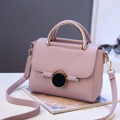 Spring Lock Handbags One-shoulder Messenger Bag Women