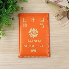 Stylish Leather Japan Passport Cover for Women