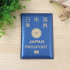 Stylish Leather Japan Passport Cover for Women