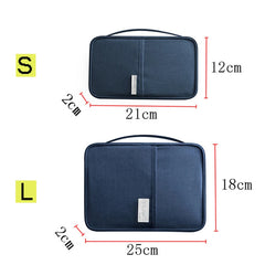 Waterproof Travel Wallet Family Passport Holder Document Organizer