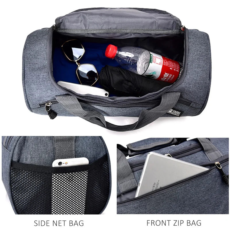 Nylon Travel Bag Beach Shoulder Crossbody Large Capacity Duffel