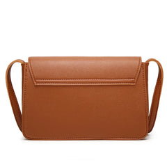 Embroidered Women's Leather Crossbody Bag