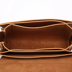 Embroidered Women's Leather Crossbody Bag
