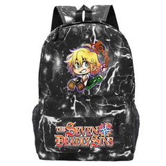 The Seven Deadly Sins Backpack for Students Girls Boys Teens