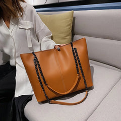Hot Women Chain Handbags Large Leather Shoulder Bag Tote