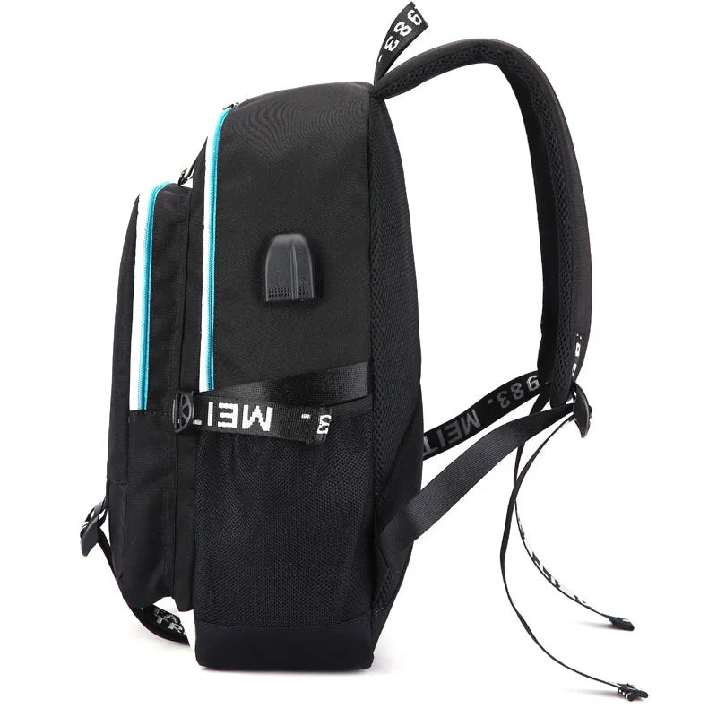 House of Paper Backpack USB Charge Capacity Bag