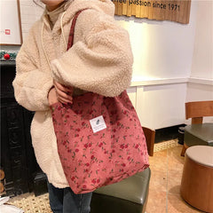 Leopard Shoulder Bag Large Capacity Girl Student Shopping Bags