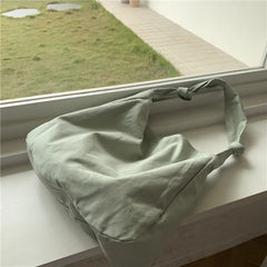 Women's Canvas Shoulder Bag Soft Casual Tote