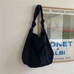 Women's Canvas Shoulder Bag Soft Casual Tote