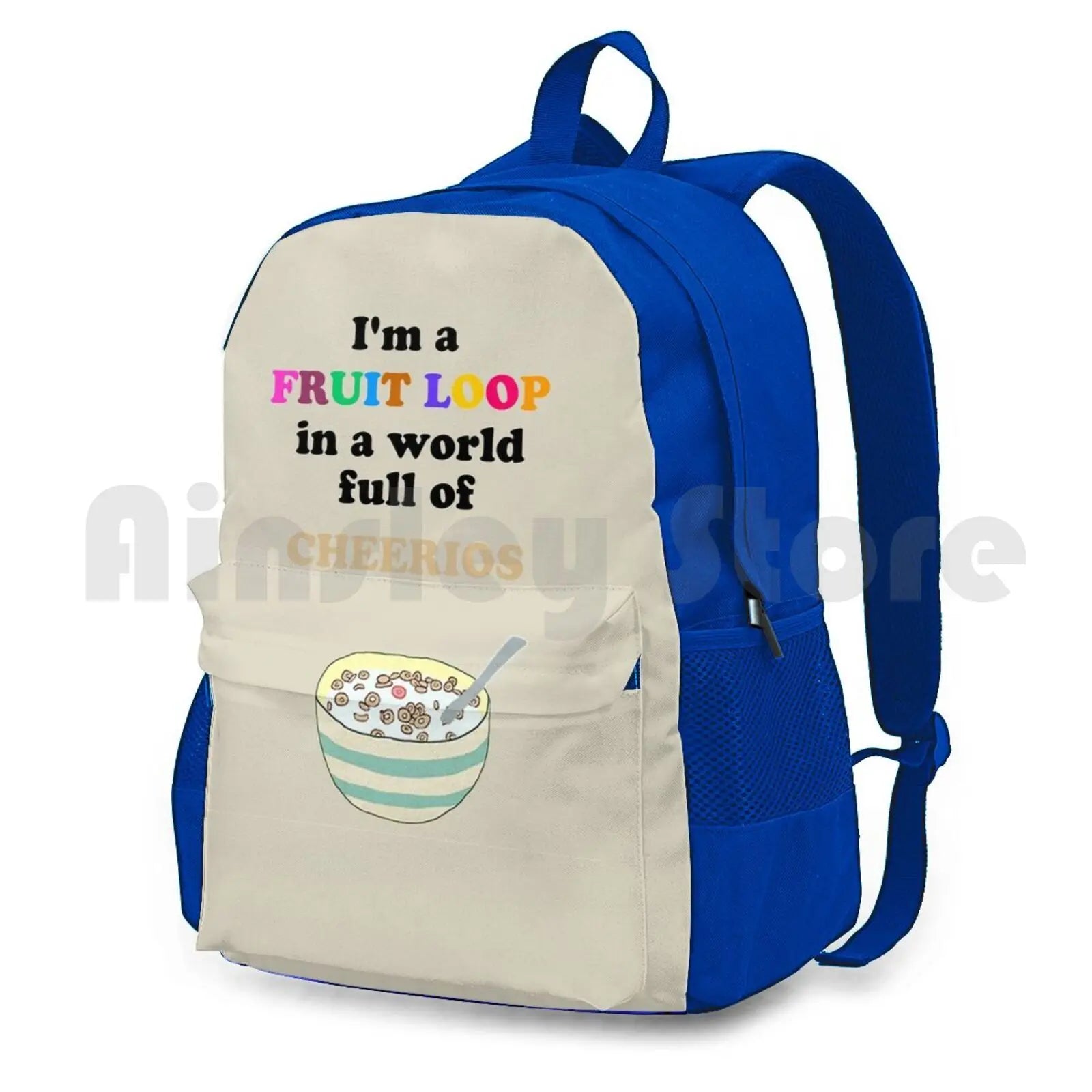 Outdoor Hiking Backpack Fruit Loop Cheerios Cereal