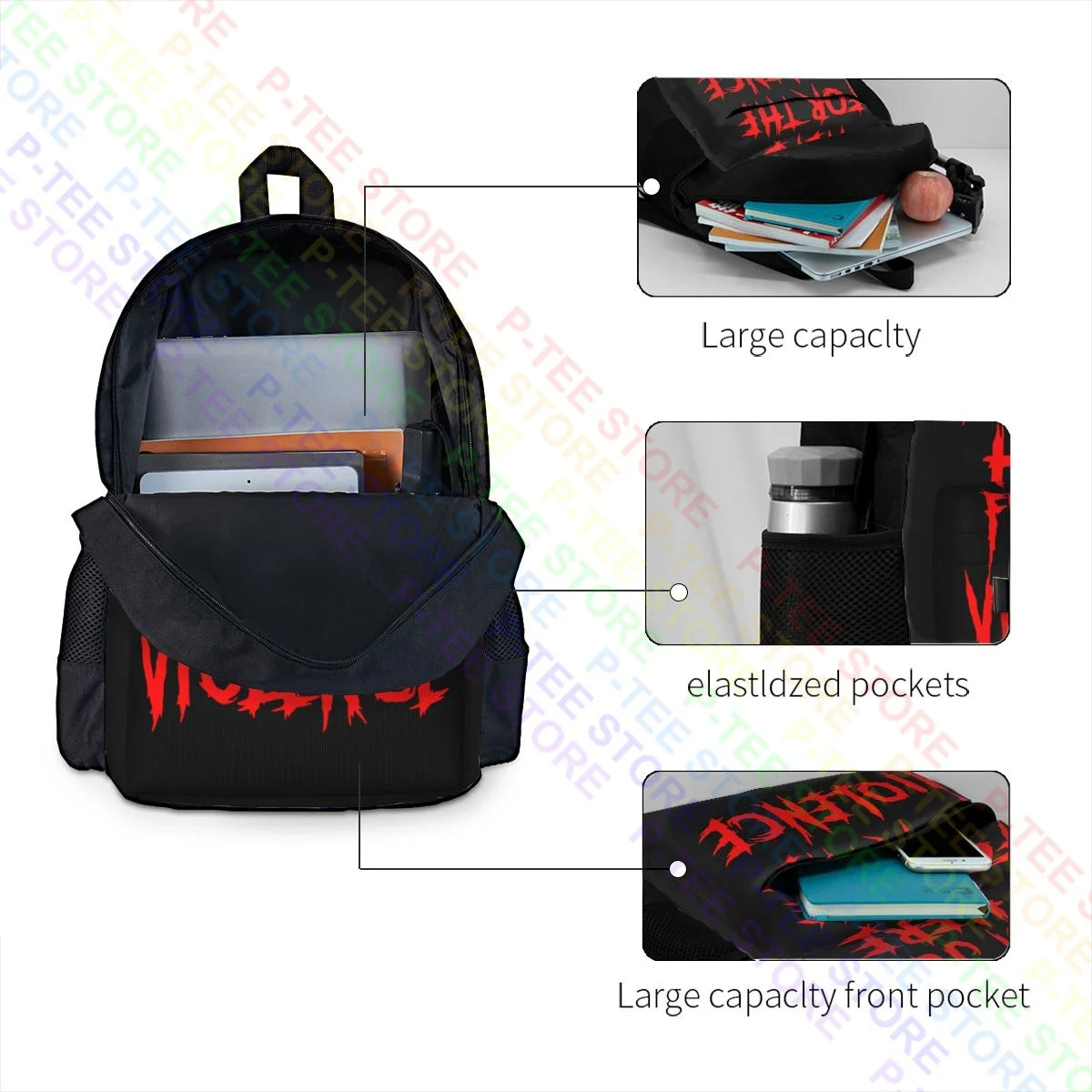 Just Here For The Violence Backpack