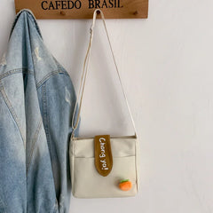 Canvas Style All-match Messenger Bag Student Shoulder Bag