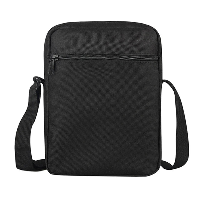 Retro Musical Notes Printed Crossbody Bag for Girl Boy