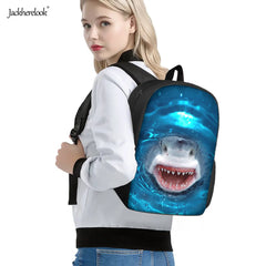 Ice and Fire Backpack 3D Printed Boy Football Pattern SchoolBag