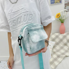 Gradient Canvas Cross-body Bag Women's Single Shoulder Bag