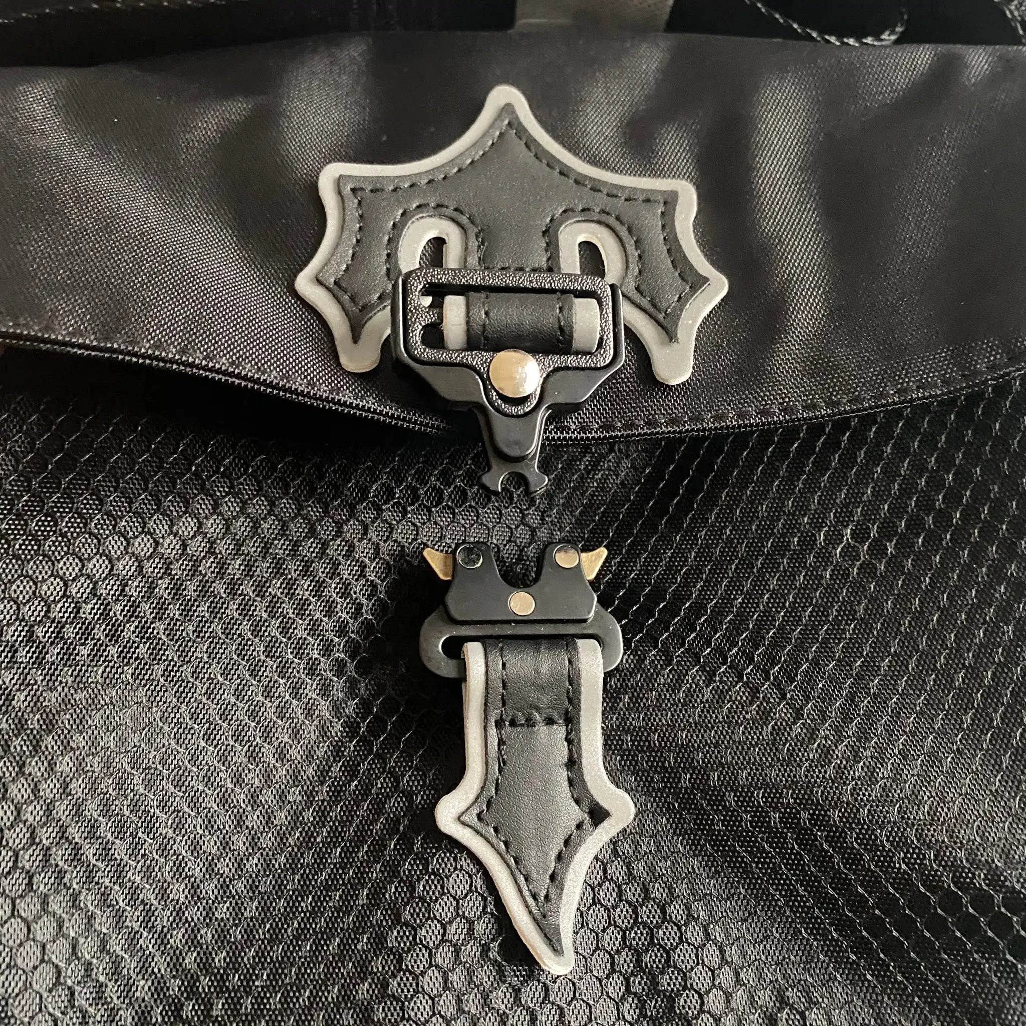 London Trap Embroidered Shoulder Bag