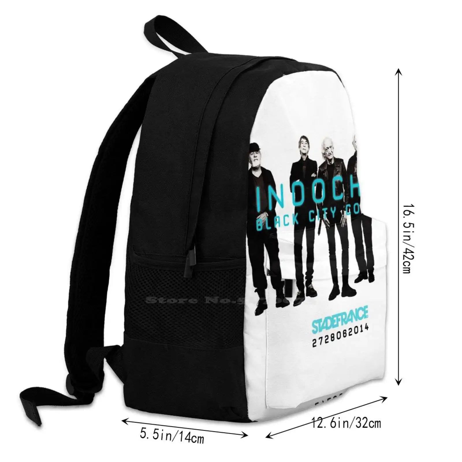 Indochine Band Tour Kakanona 3D Print Backpack