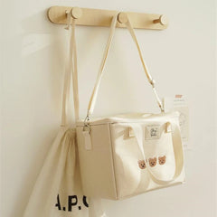 Ins Bear Lunch Bag Canvas Large Capacity WY388