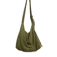 Lazy Wind Canvas Bag Japanese Retro Minimalist Shoulder Messenger Handbag