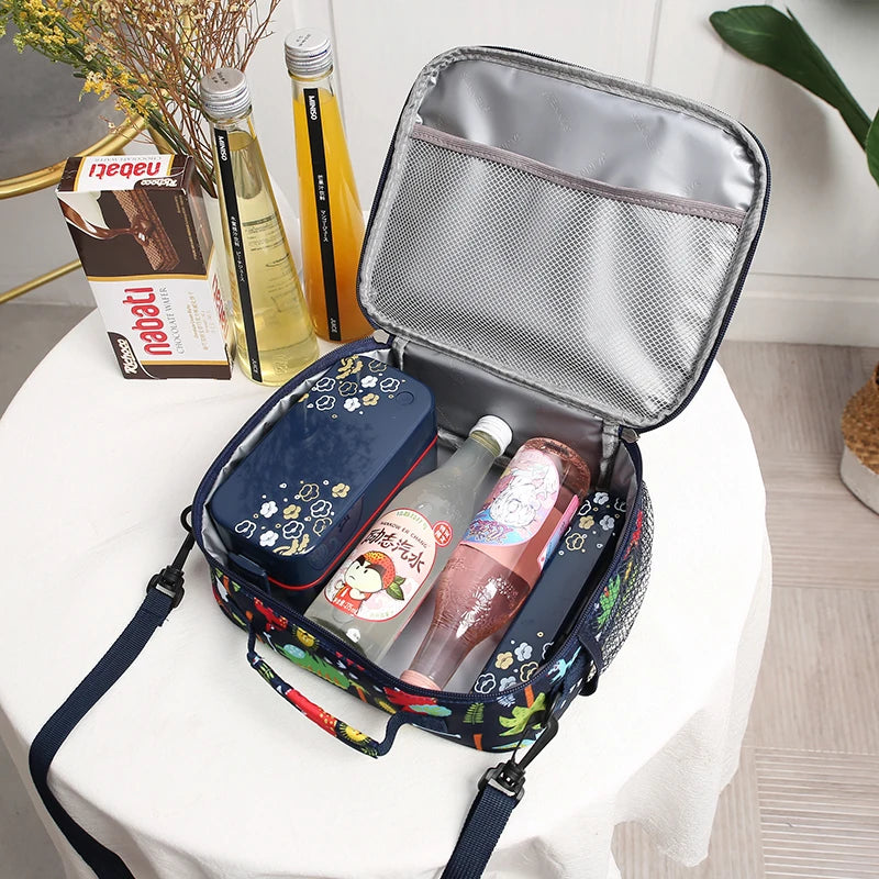 Insulated Kid Lunch Bag Box for Boys Girls Thermal Cooler Food