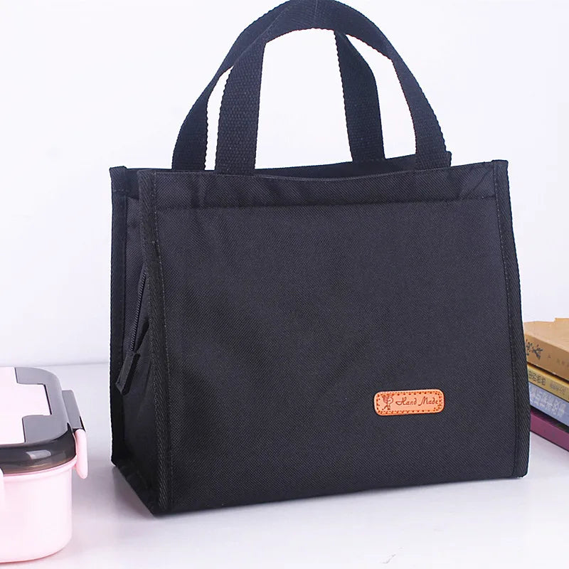 Insulated Lunch Bag Cooler Thermal Portable Lunch Box Ice Pack Tote Food Picnic