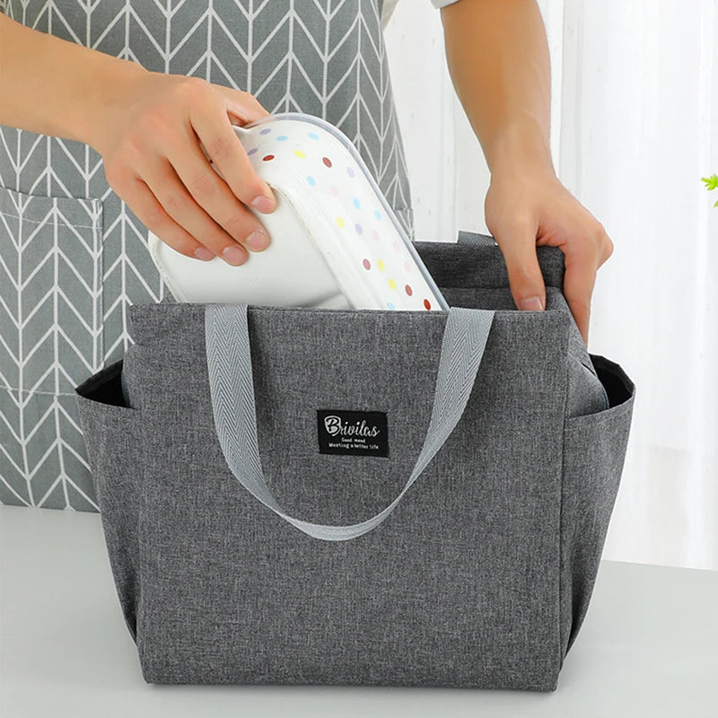 Insulation Lunch Box Bags Large Capacity Cold Storage Student Lunch Package