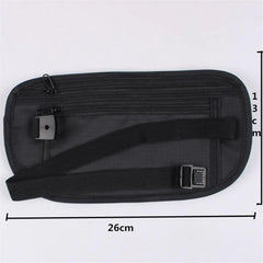 Invisible Travel Waist Packs Pouch Money Belt Bag Hidden Security Wallet