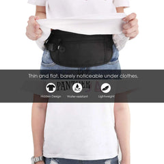 Hidden Security Wallet Money Belt Bag Waist Pack for Men Women