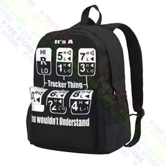 Trucker Lorry Driver Large Backpack