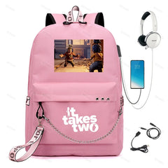 Girls SchoolBag Waterproof Casual Backpack Kids Student Rucksack