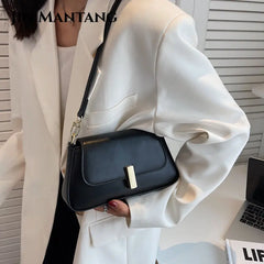 Flap Crossbody Bag Small PU Leather Handbag Purse Shoulder Side Sac