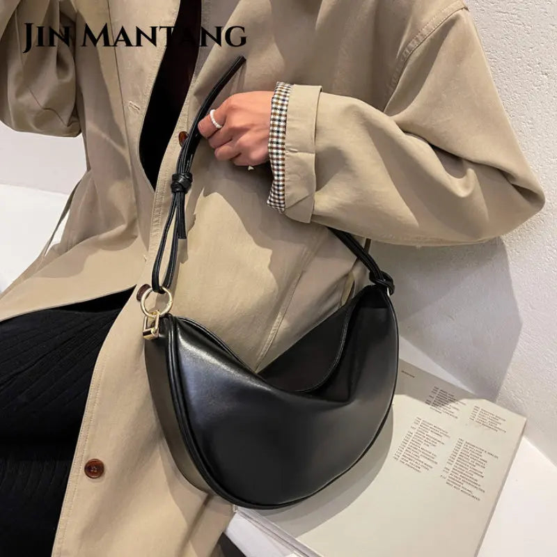 Vintage Saddle Bag Small PU Leather Crossbody Lock Flap Purse