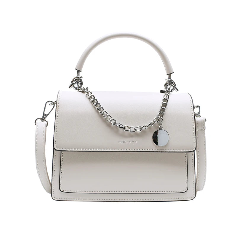 Totes Bags Women Solid Handbags PU Leather Shoulder Bag Female Daily Totes