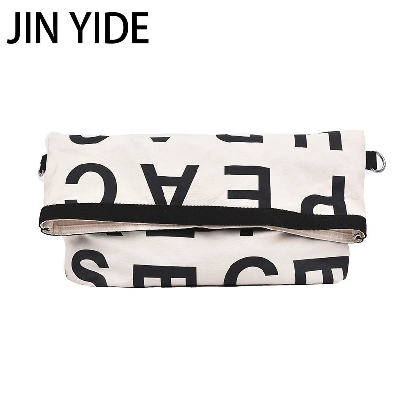 Large Canvas Shoulder Crossbody Bag for Women