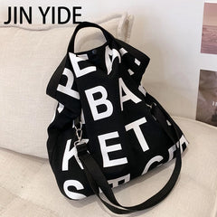 Large Canvas Shoulder Crossbody Bag for Women
