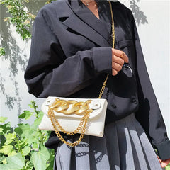 Mini Crossbody Bag Stone Pattern Belt Clutch
