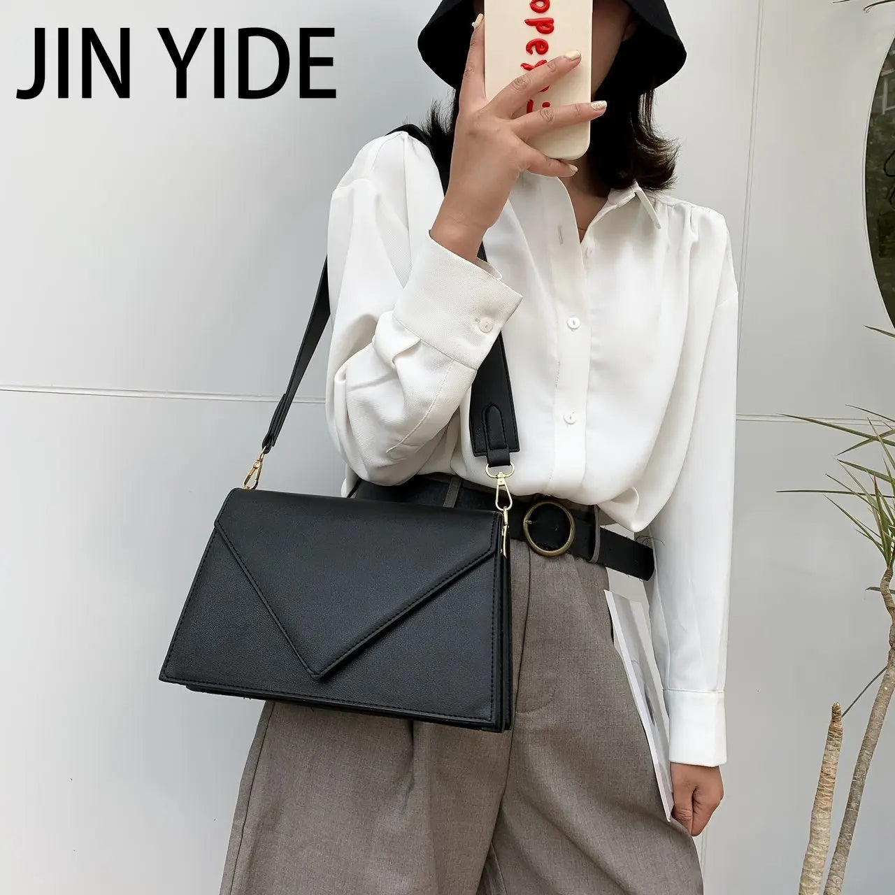 PU Leather Crossbody Bags for Women Handbags Solid Travel Shoulder Bags