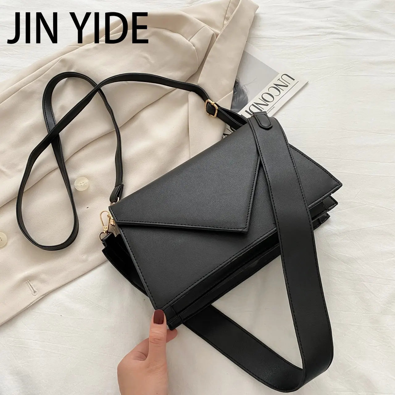 PU Leather Crossbody Bags for Women Handbags Solid Travel Shoulder Bags