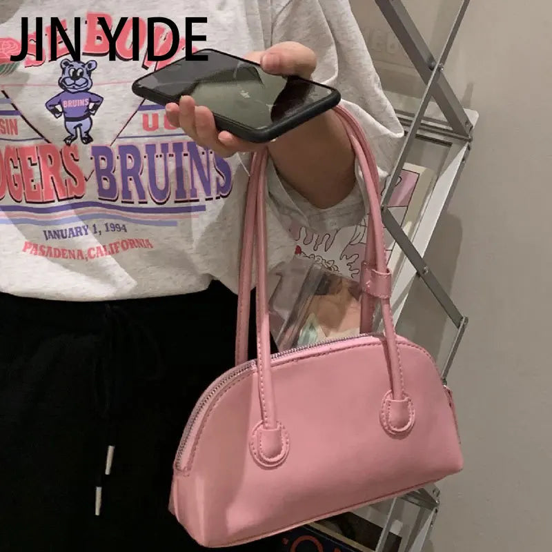 Solid Women Shoulder Bags Tote PU Leather Flap Top-Handle Bag