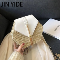 Women Straw Handbag Beach Bohemia Bag Shoulder Bag