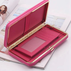 Women's Long Clutch Wallet Bowknot Handbag