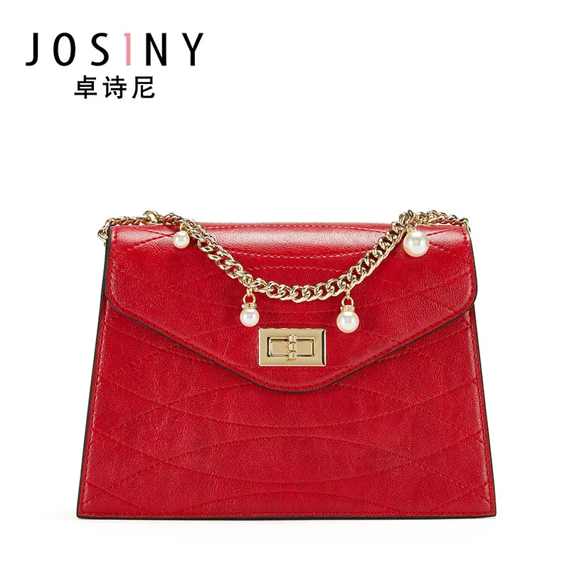 Women's Messenger Bag Chain Shoulder Handbag Retro Casual