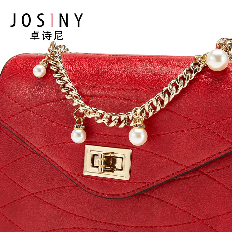 Women's Messenger Bag Chain Shoulder Handbag Retro Casual