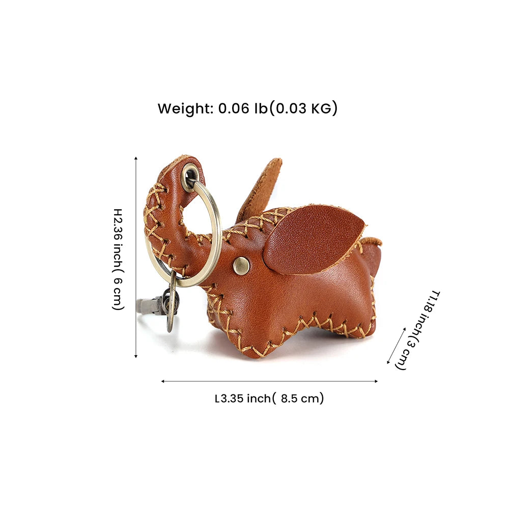Elephant Keychain Bag Ornament Key Ring Holder Hanging Decoration