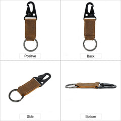 Leather Key Holder Women Men Keychain Covers High Key Chain Car Key Ring
