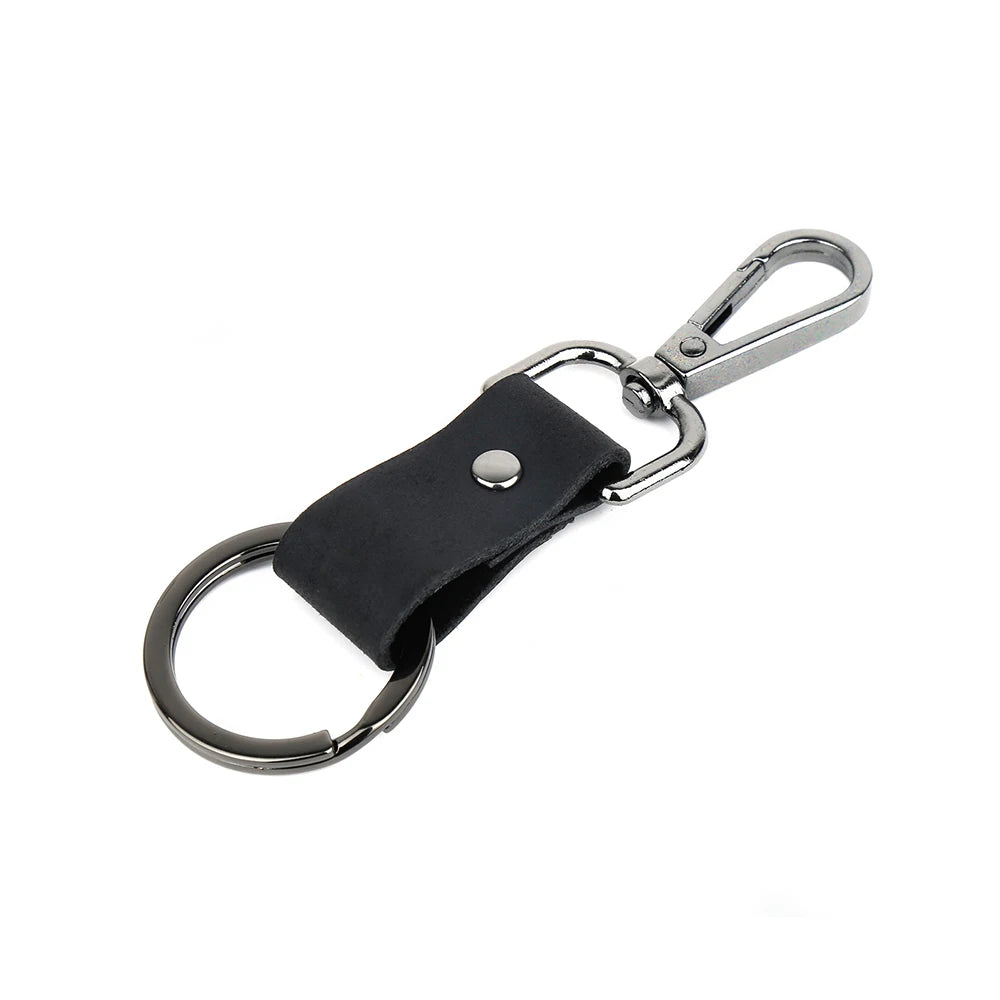 Leather Key Holder Car Keyring Housekeeper Organizer