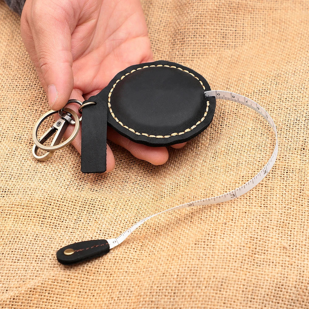 Vintage Leather Key Wallet Men Organizer