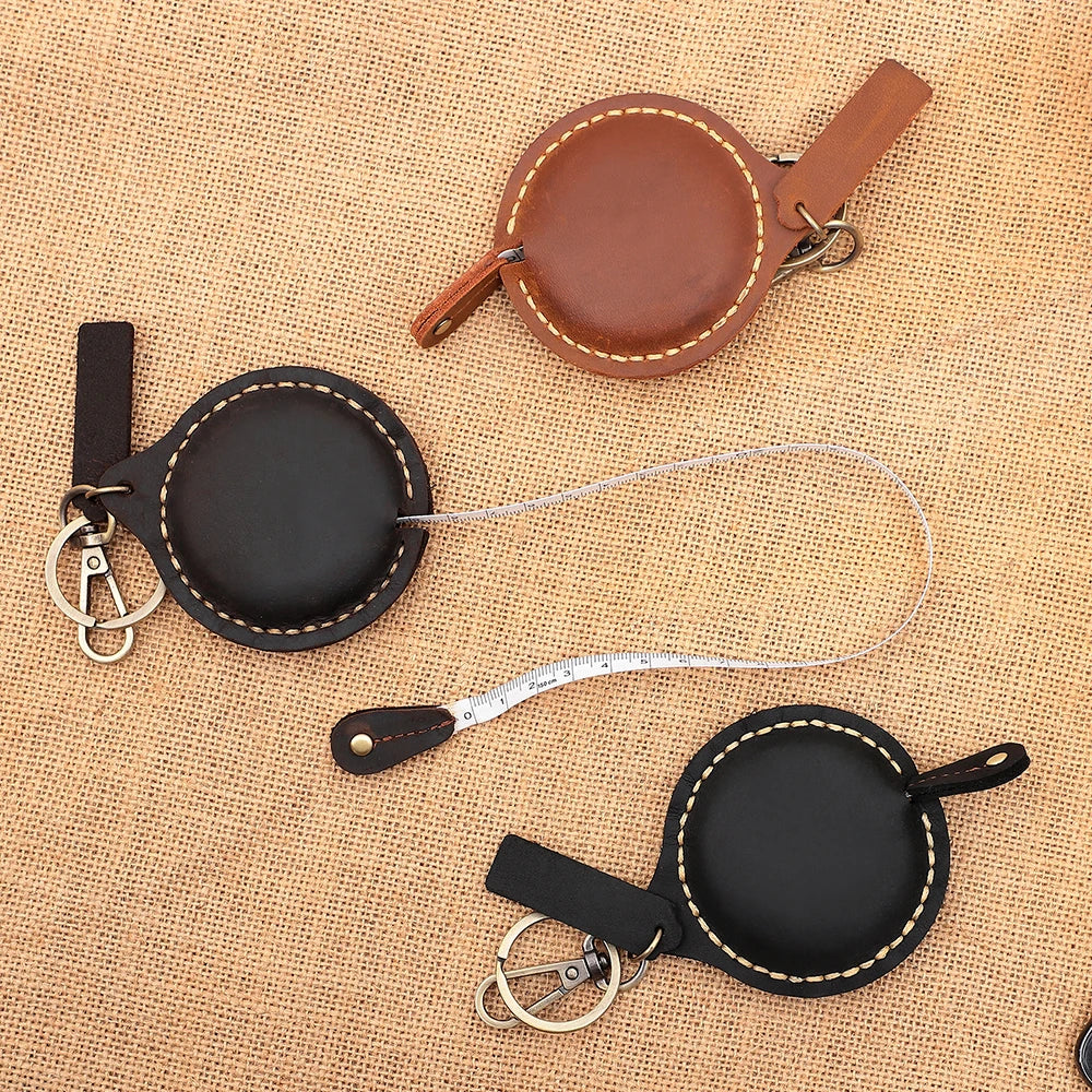 Vintage Leather Key Wallet Men Organizer