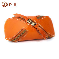 Cow Leather Bag Car Key Wallets Holder Keychain Key Case Keys Pouch